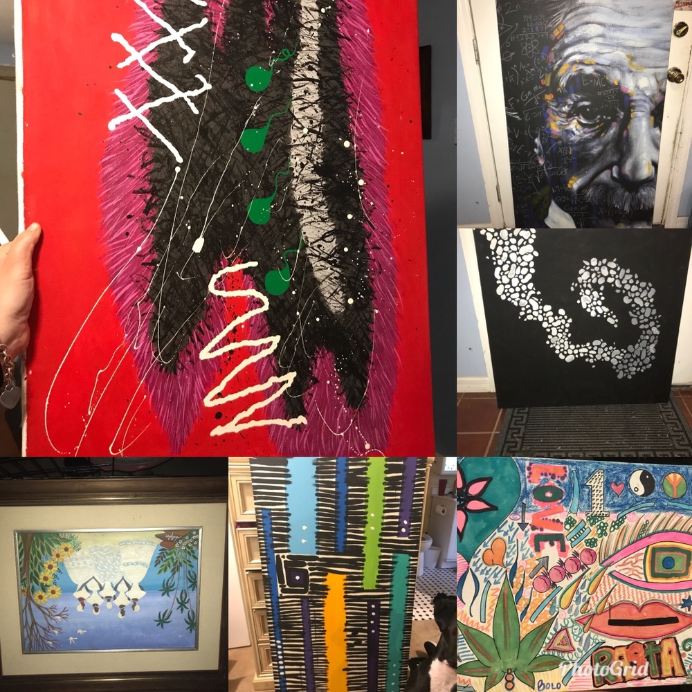 Various Acrylic Paintings